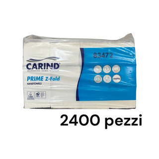 Asciugamani a Z 2 Veli 24x21,5 cm in Carta – 2400 Pezzi