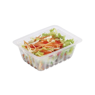 500 Vaschette in Plastica Traslucida 250 cc 11,1x8,7 cm
