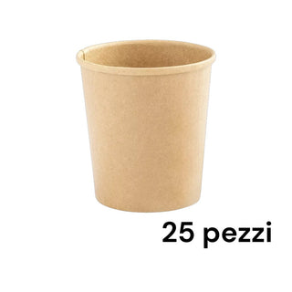 25 Bowl Slim in Cartoncino 780 ml Ø 11,5 cm Riciclabili