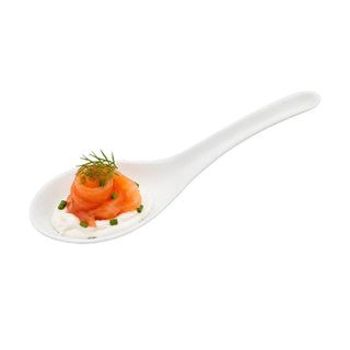 25 Finger Food a Cucchiaino in Polpa di Cellulosa Compostabile 14,3 cm