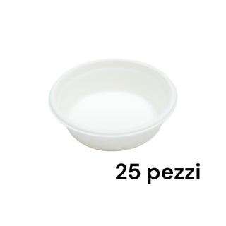 25 Finger Food Polpa di cellulosa tondo Rond 40ml