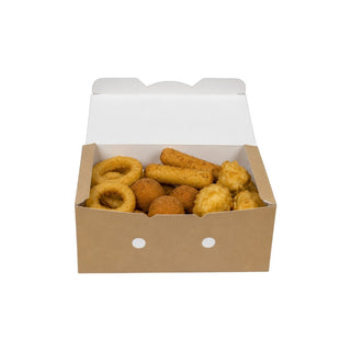 50 Box Take Away per Fritti 14,5x9x7 cm in Cartoncino