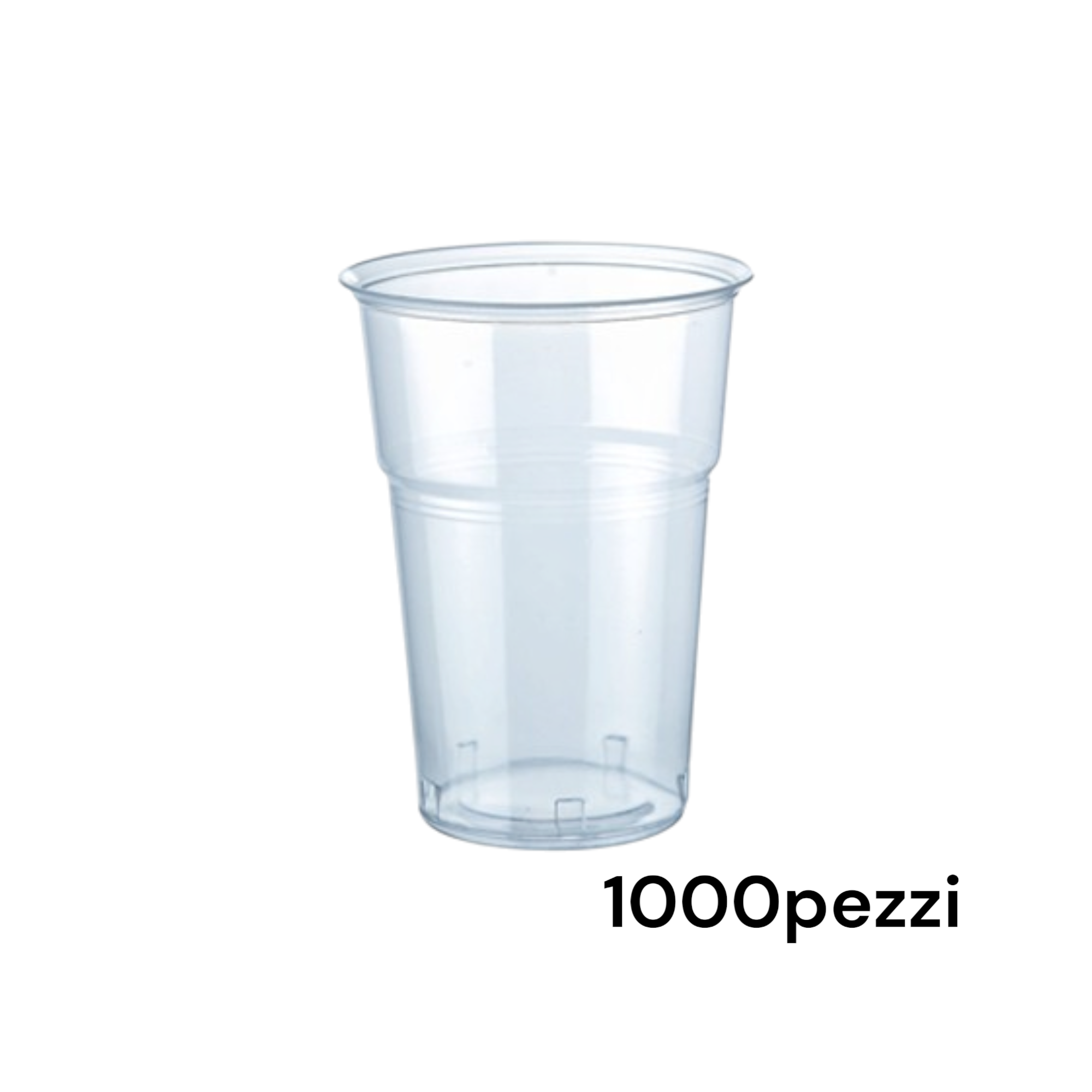 1000 Bicchieri pla per bevande fredde Capacità 200cc tacca 160cc