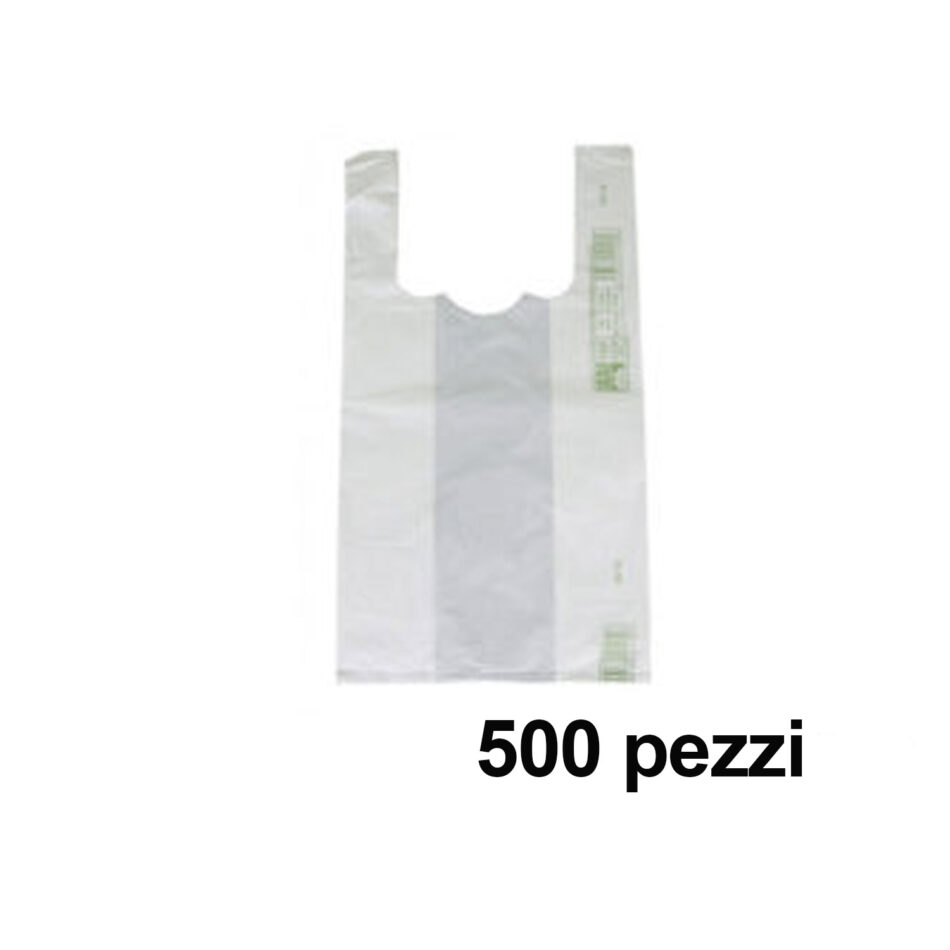 Shoppers Maxi 30 X 60 Cm Materbi Bianco Scatola 500 Pezzi - Foto 8