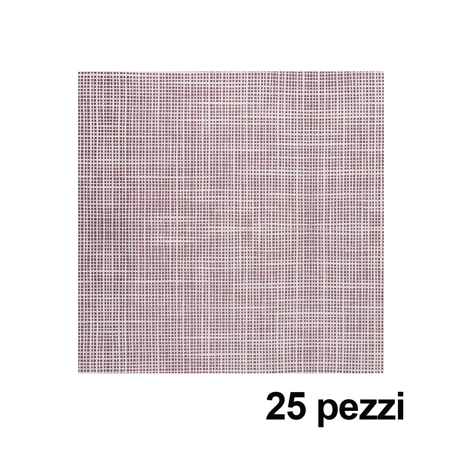 25 Tovaglie coprimacchia 100x100 in airlaid Tex vinaccia